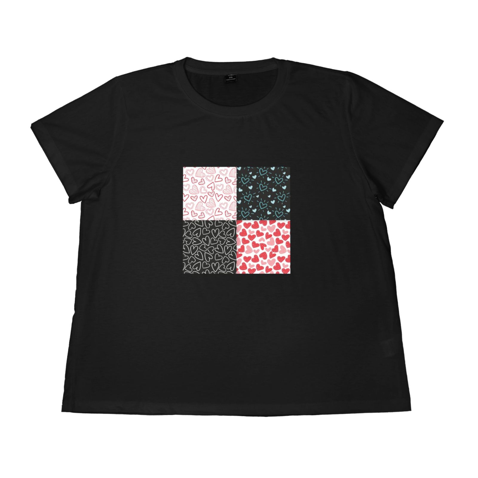 Women's Large Size Imitation Cotton Round Neck Short Sleeve T-Shirt