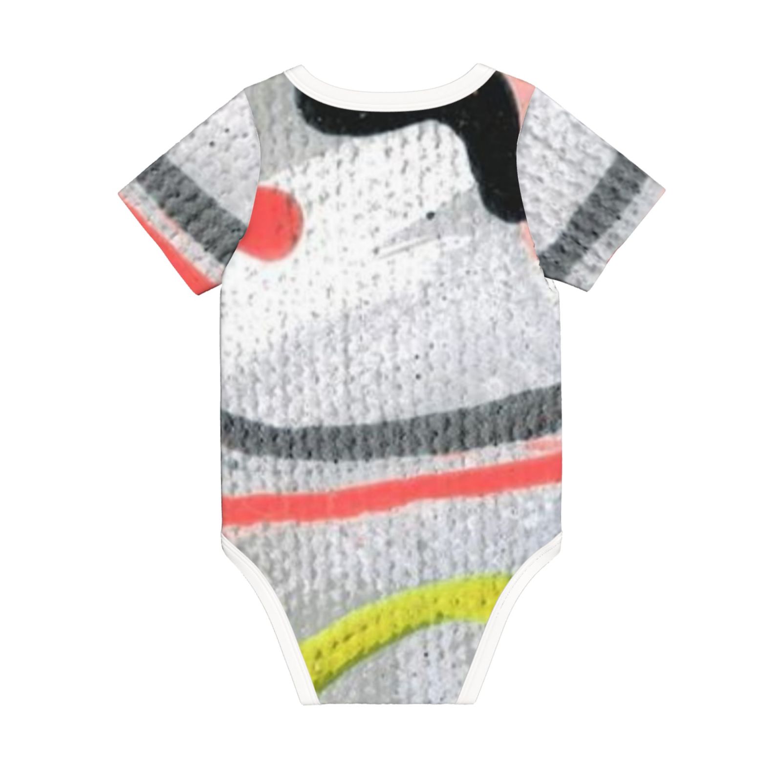 Baby imitation cotton full short-sleeved romper