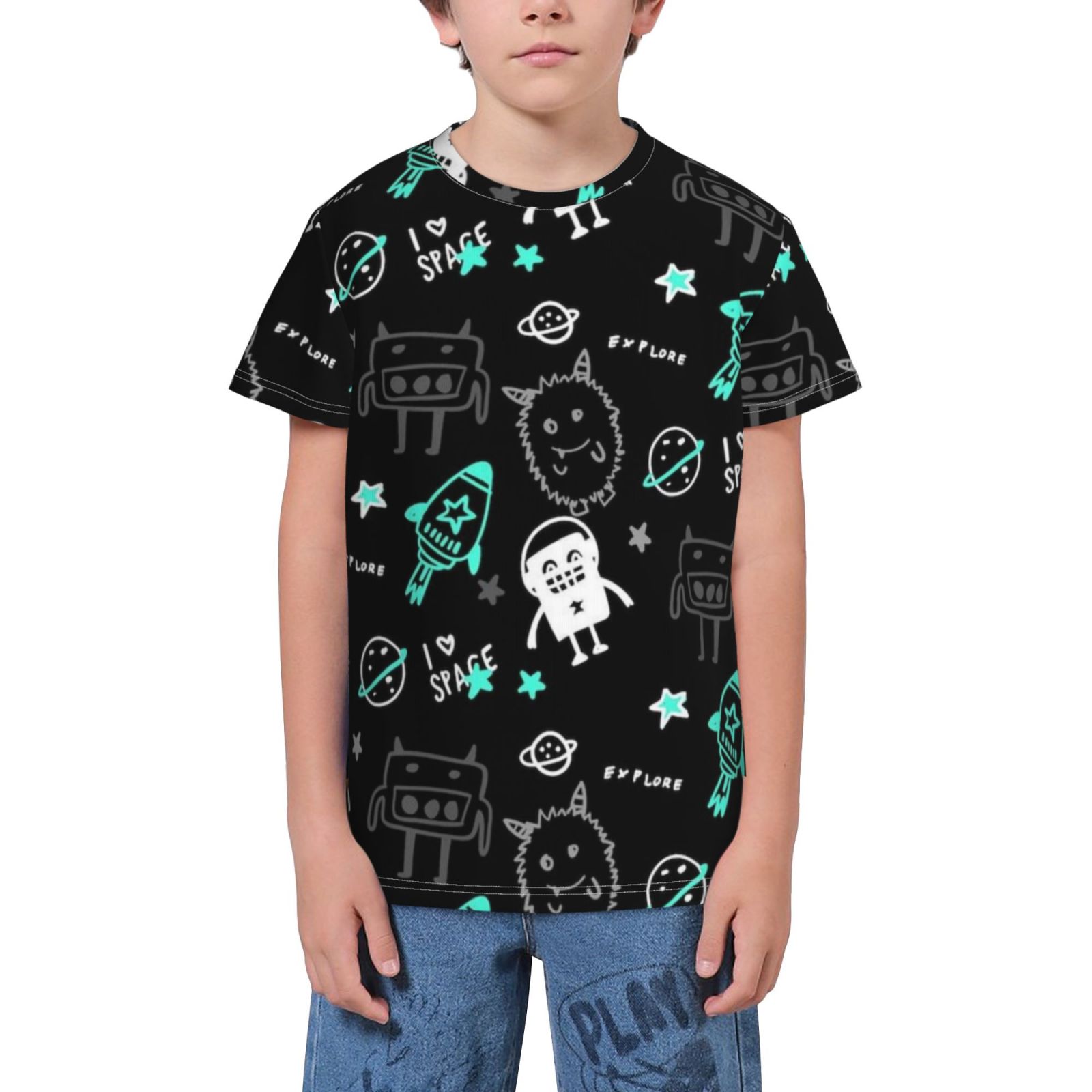Youth short-sleeved T-shirt