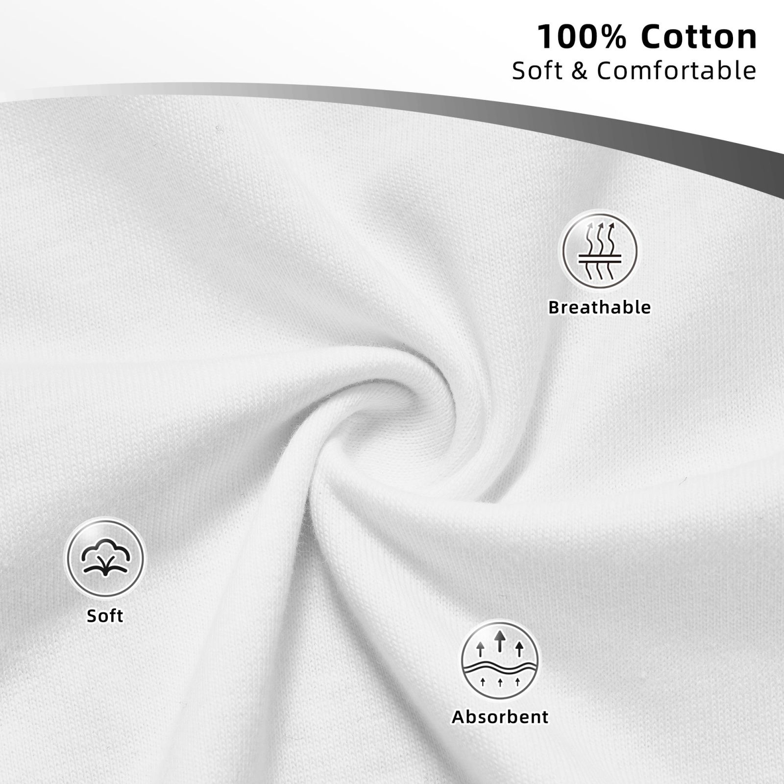 Women's Large Size Imitation Cotton Round Neck Short Sleeve T-Shirt