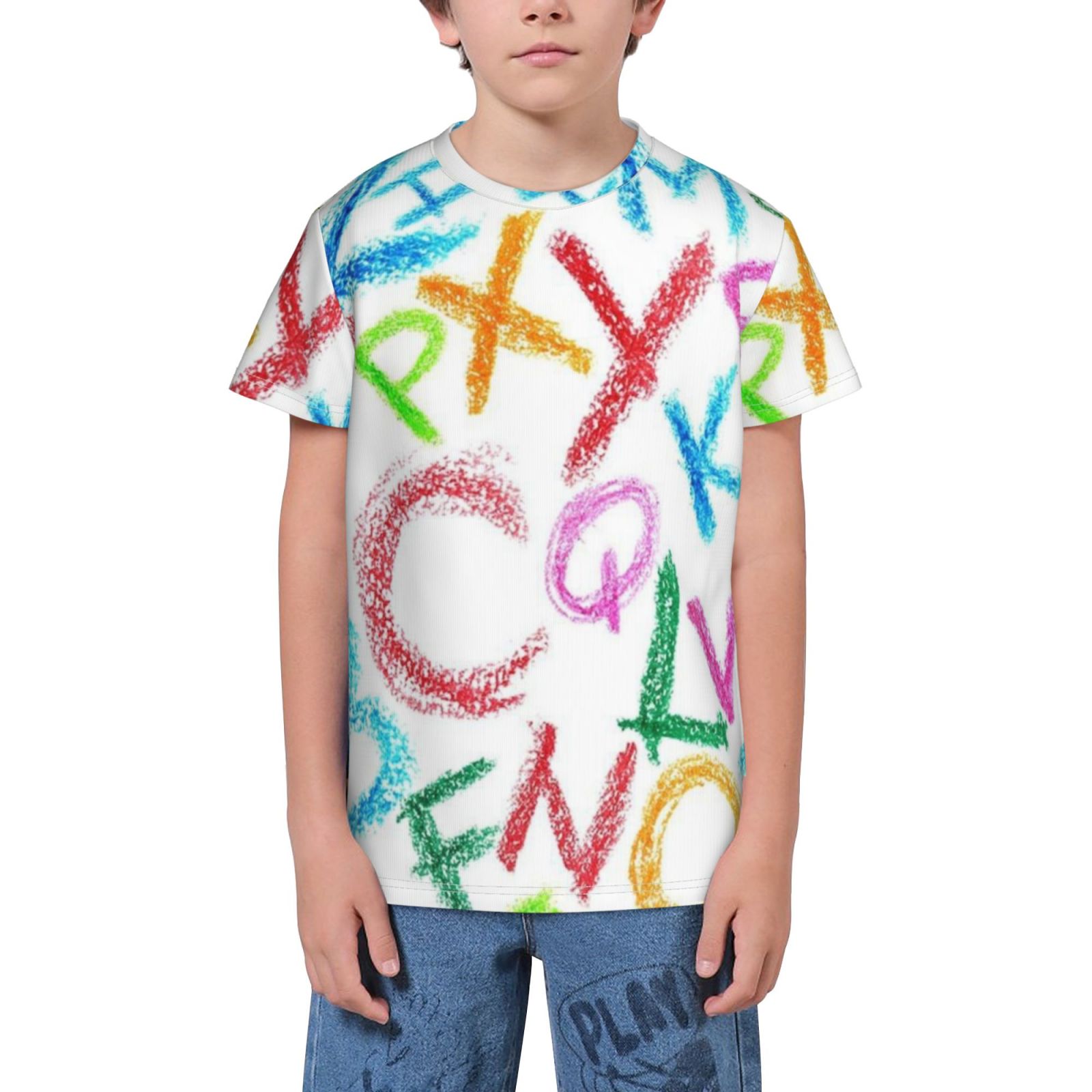 Youth short-sleeved T-shirt