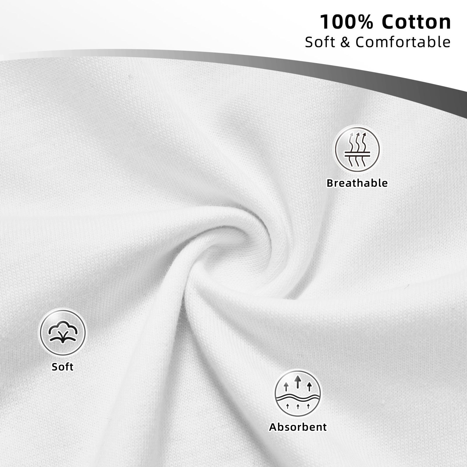 Women's Large Size Imitation Cotton Round Neck Short Sleeve T-Shirt