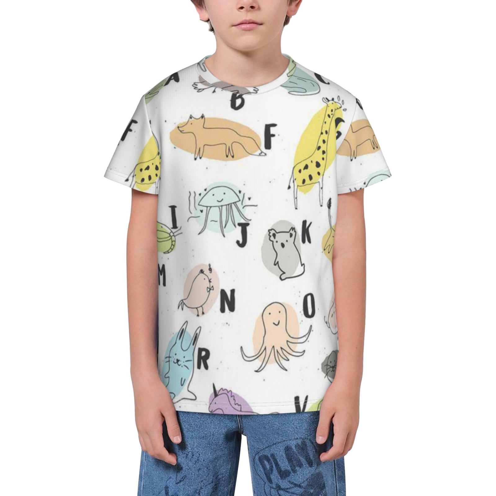 Youth short-sleeved T-shirt