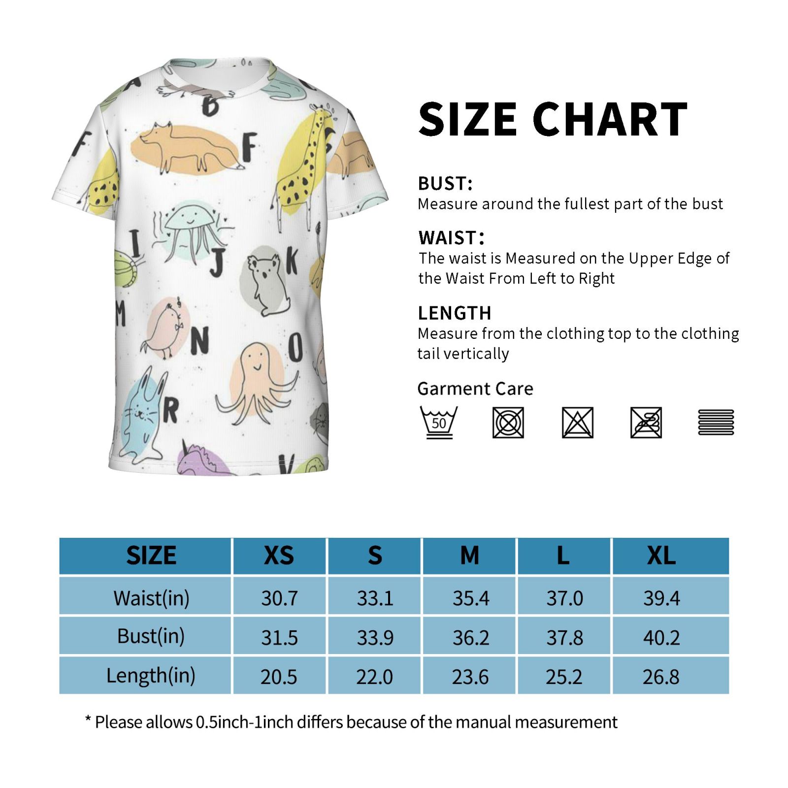 Youth short-sleeved T-shirt