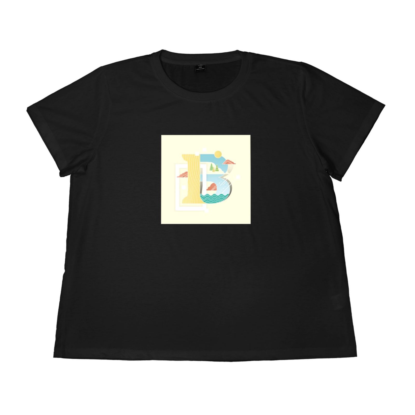 Women's Large Size Imitation Cotton Round Neck Short Sleeve T-Shirt