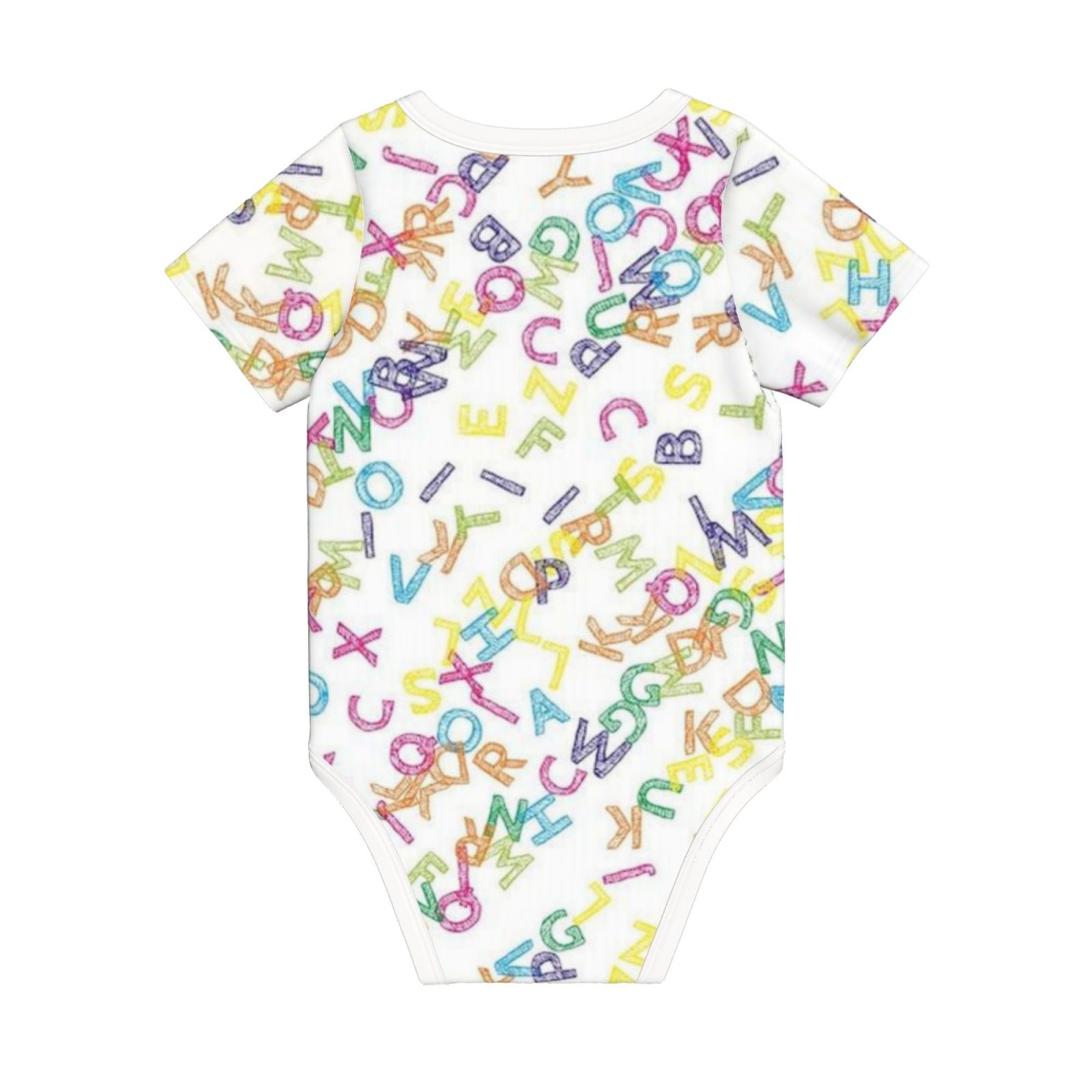 Baby imitation cotton full short-sleeved romper