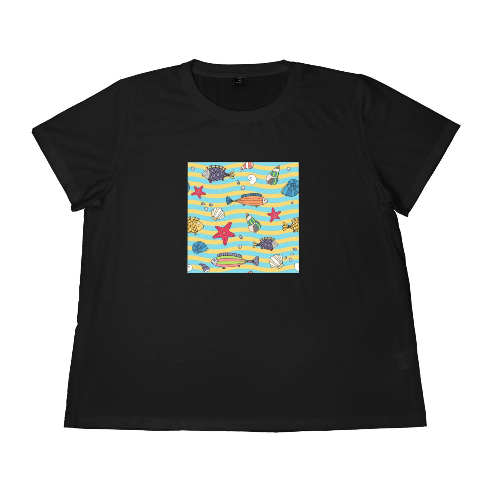 Women's Large Size Imitation Cotton Round Neck Short Sleeve T-Shirt