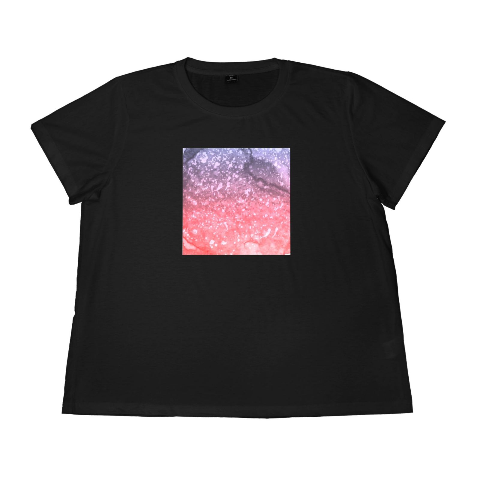 Women's Large Size Imitation Cotton Round Neck Short Sleeve T-Shirt